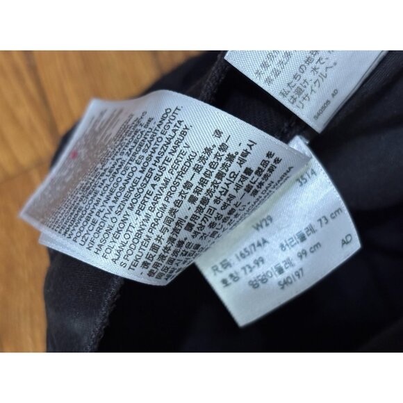 Levi's Womens Wedgie Skinny Jeans Size 29 29x26 Black Denim Button Fly Pants - Picture 6 of 8